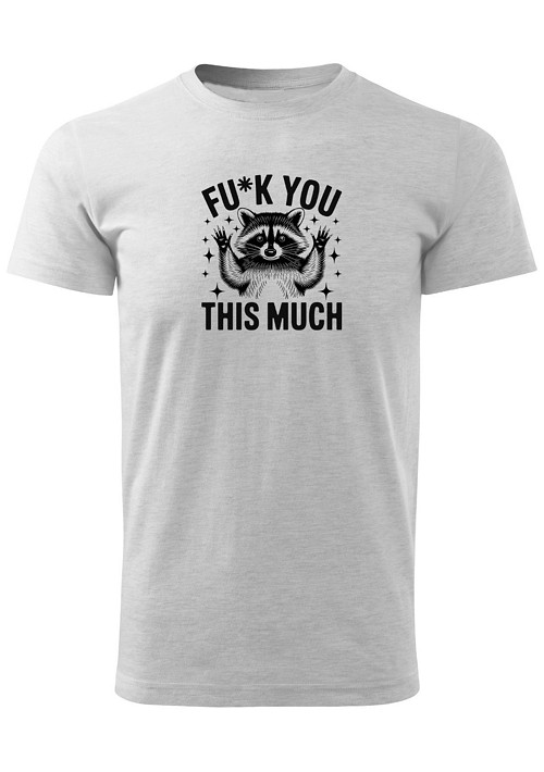 Pánské tričko "Fu*k you this much" — foto 1