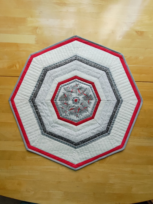 Vánoční dečka, ubrus - patchwork