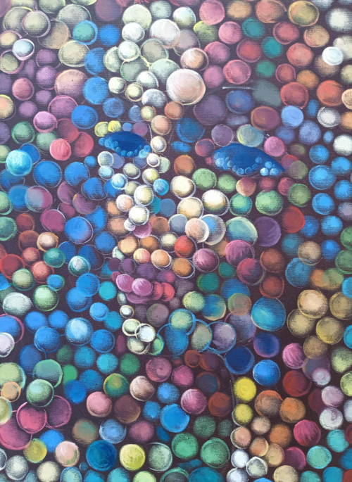 Jiří Petr- Osudová žena, obraz 80x60 cm