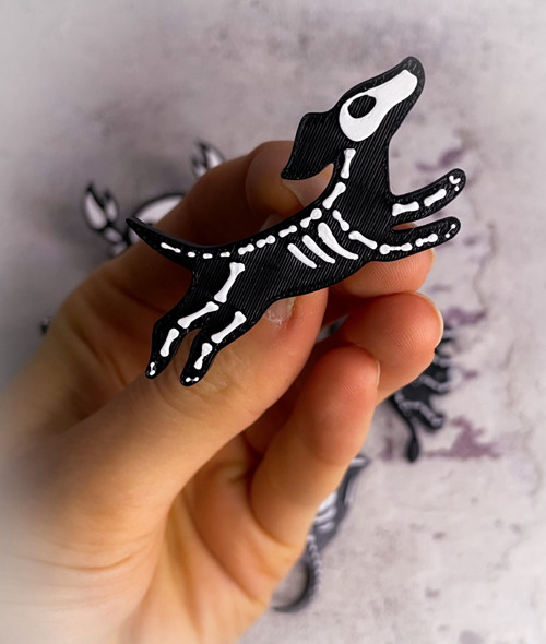 Odznáček pin skeleton Pejsek