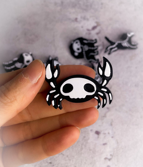 Odznáček pin skeleton Krabík