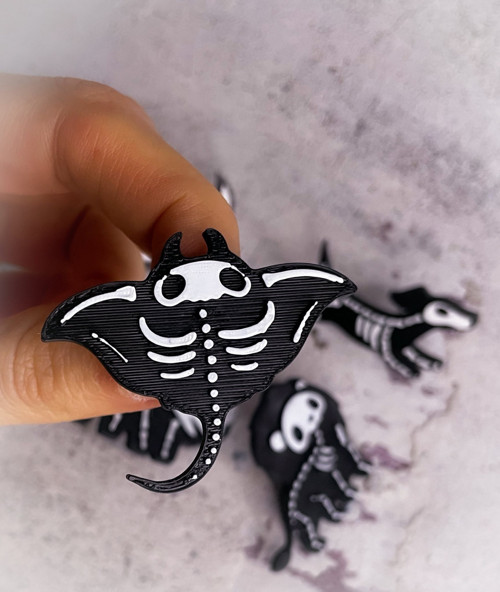 Odznáček pin skeleton Rejnok