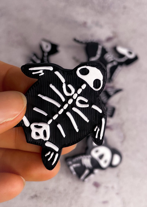 Odznáček pin skeleton Želva