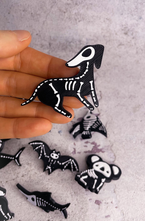 Odznáček pin skeleton Pejsek