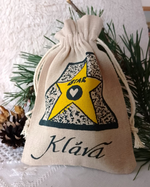 Lněný pytlík - Klára