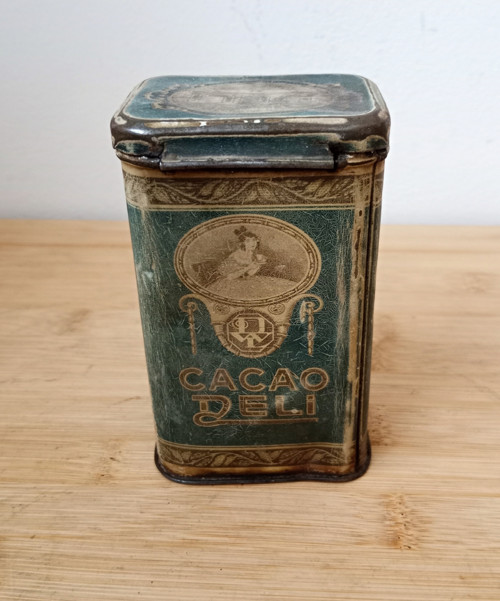 Starožitná plechovka CACAO DELI