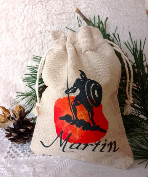 Lněný pytlík - Martin