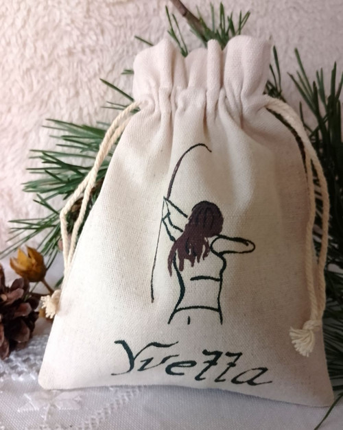 Lněný pytlík - Yvetta