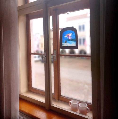 "Anděl a hvězdy" Light Tale - rámeček+průsvit