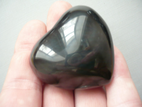 Srdce - obsidián duhový 47 mm, č.3f