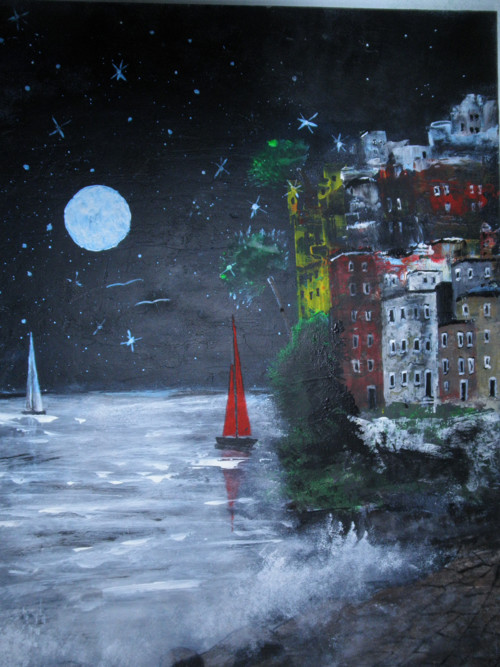 Měsíc nad vodou