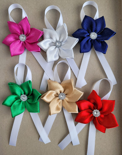 5+1 střední kanzashi - kotiliony - taneční SKLADEM