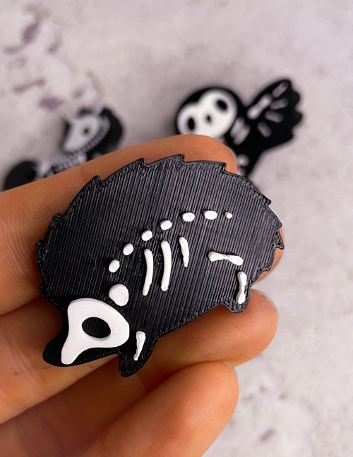 Odznáček pin skeleton Ježeček