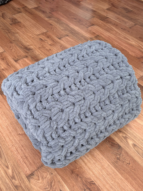 Deka Puffy 150x180 cm šedá rustikální norský vzor