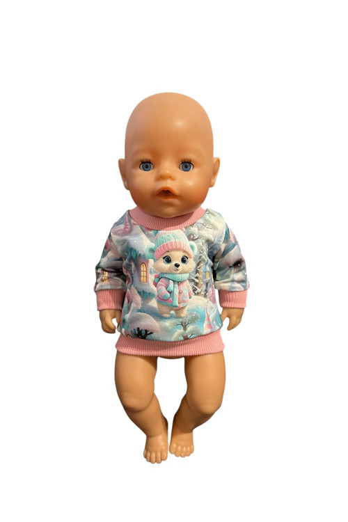 Mikina pre Baby Born 43 cm - macko