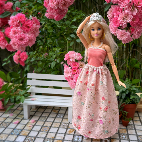 Princezna Barbie - Sada oblečení -růžová madeira 2