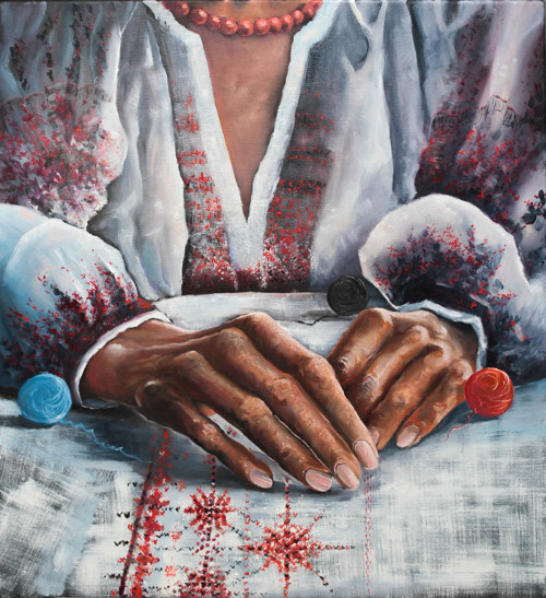 Mom's hands