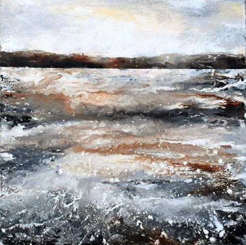U jezera......70x70cm