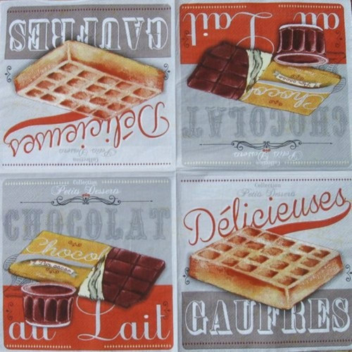 Papírový ubrousek Colleection Petits Desserts