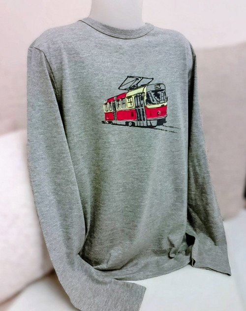 Chlapecké tričko s tramvají