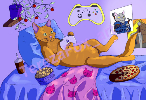 Gamer cat
