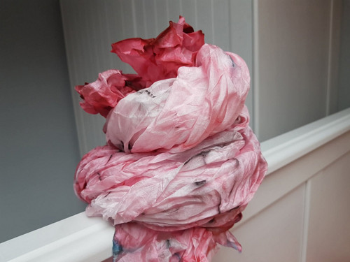 Šál Rosé. 180x90 cm