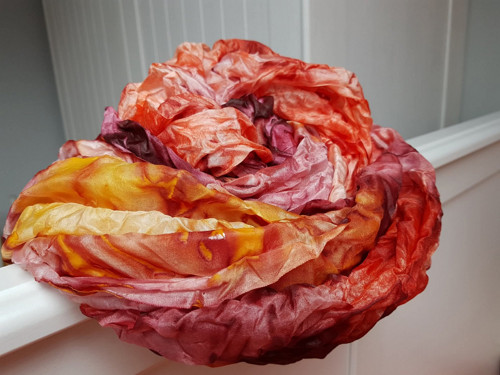 Šál Orange citrus, 180x90 cm — foto 1