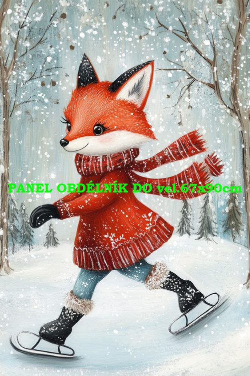 Bavlněný panel 10x15 cm - skladem