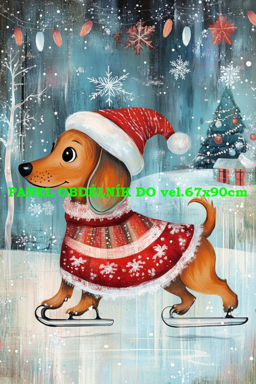 Bavlněný panel 10x15 cm - skladem — foto 1