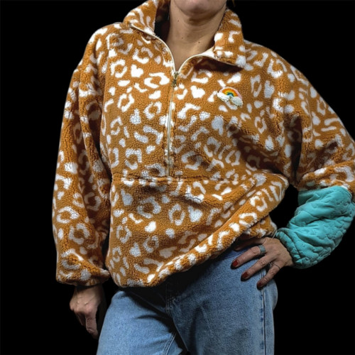 Dámská fleece -teddy mikina Wild & Cozy