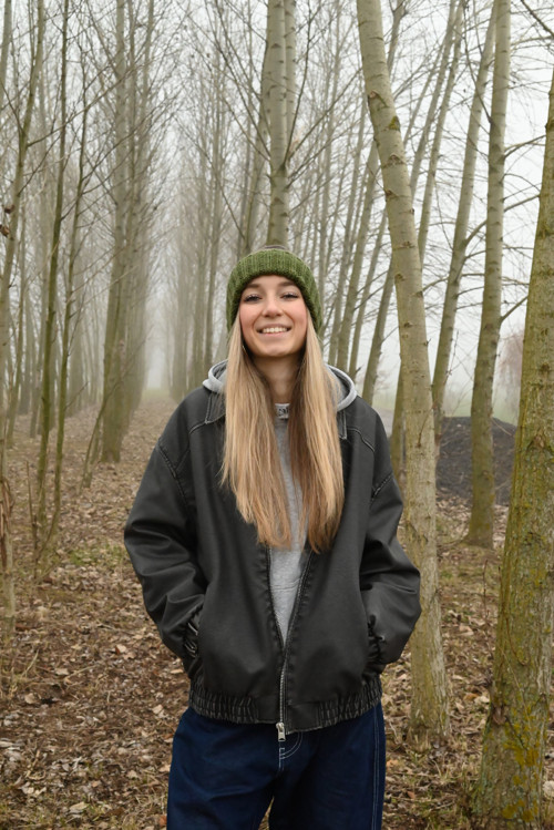 Čepice hnědá- zelená — foto 1