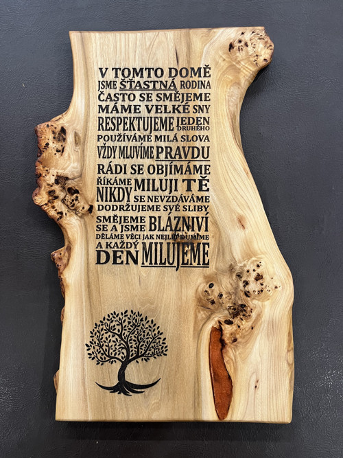 Dřevěná dekorace