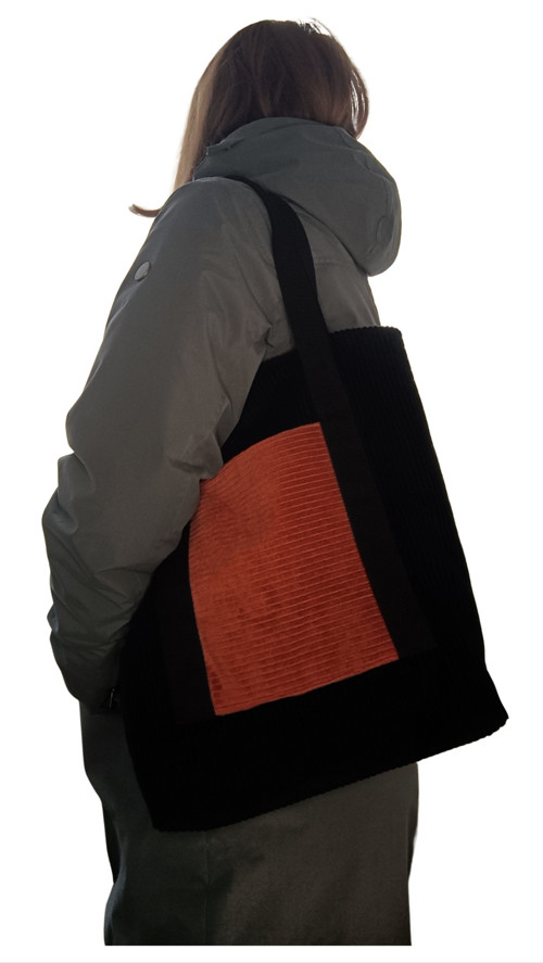 Taška manšestr SHOPPER BLACK