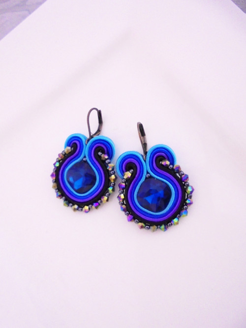 Soutache náušnice — foto 1
