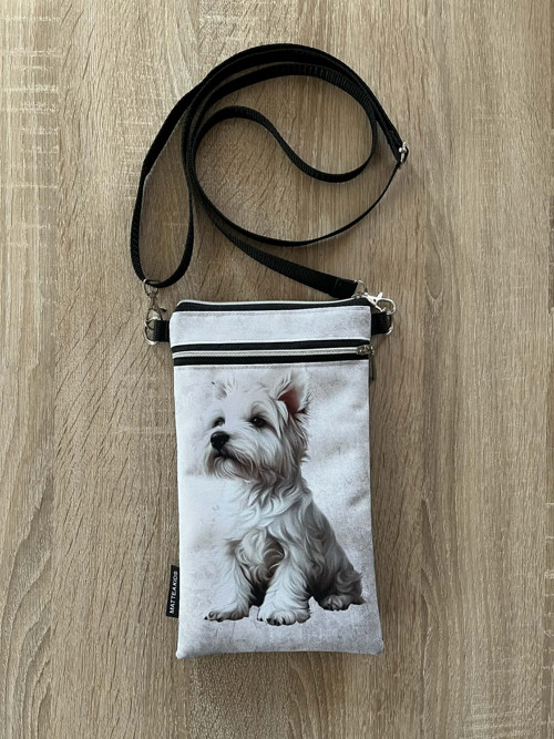 Westík - taštička crossbody na mobil