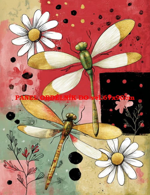 Bavlněný panel 19x25 cm - skladem