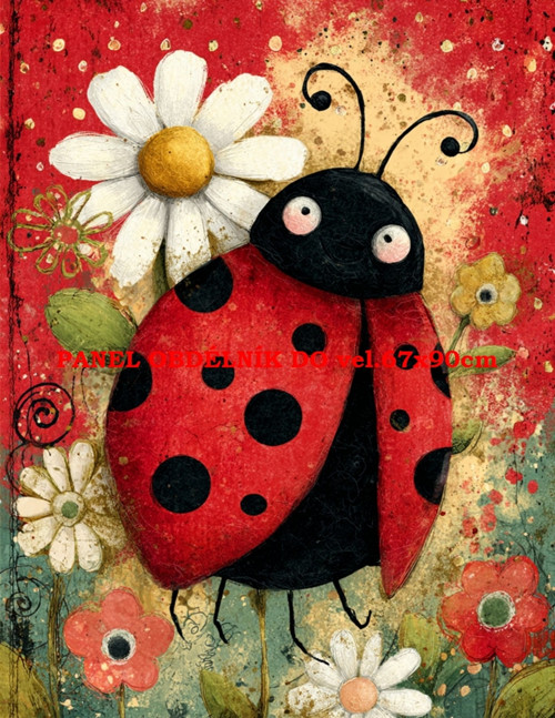 Bavlněný panel 19x25 cm - skladem