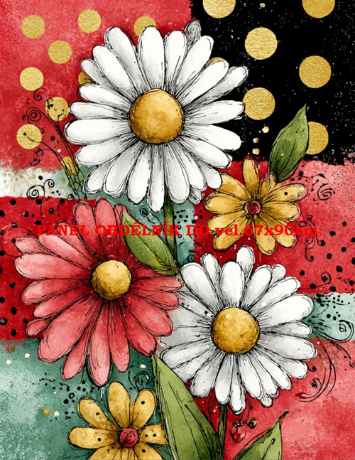 Bavlněný panel 8x10 cm - skladem
