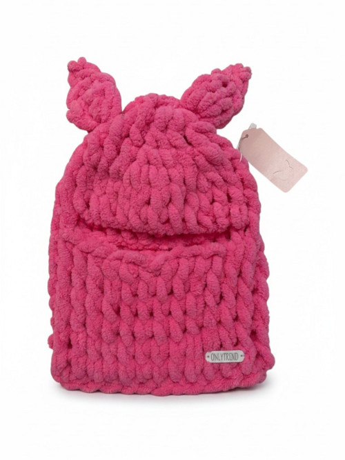 PUFFY kukla na hlavu - růžová - do 52cm