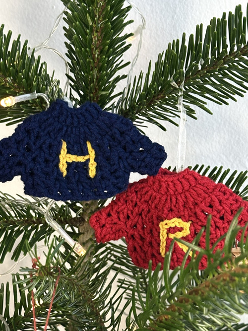 Harry Potter mini svetr– vánoční ozdoba na stromek