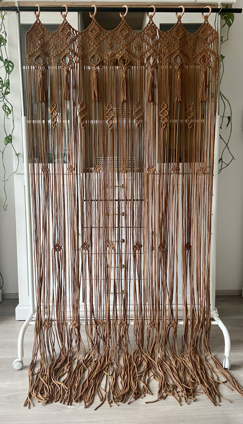 Macrame záclona — foto 1