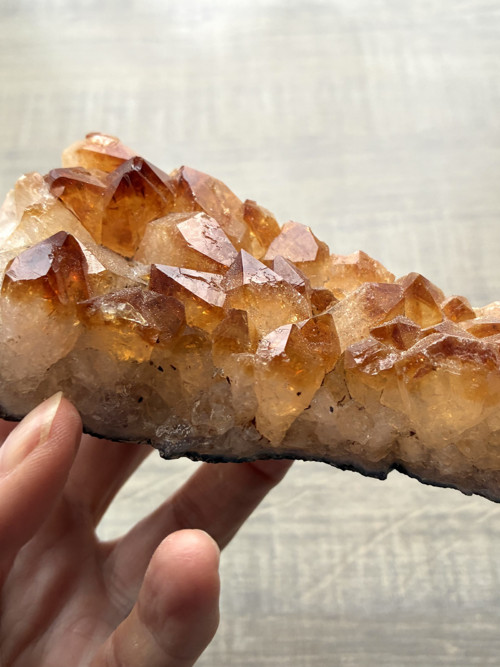 AMETYST drúza - žíhaný minerál, 258 gr. Brazílie