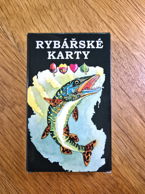 Autorské rybářské mariášové karty