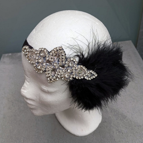 Great Gatsby Silver ... čelenka — foto 1