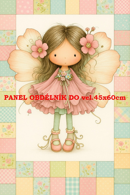 Bavlněný panel 7x10 cm - skladem — foto 1