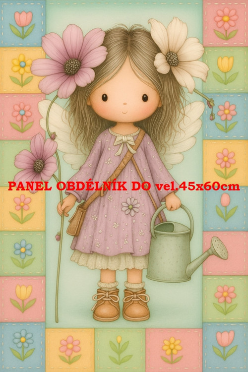 Bavlněný panel 7x10 cm - skladem — foto 1