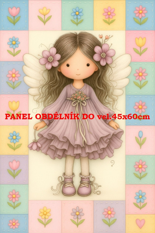 Bavlněný panel 7x10 cm - skladem — foto 1