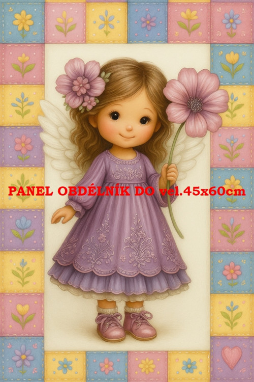 Bavlněný panel 7x10 cm - skladem