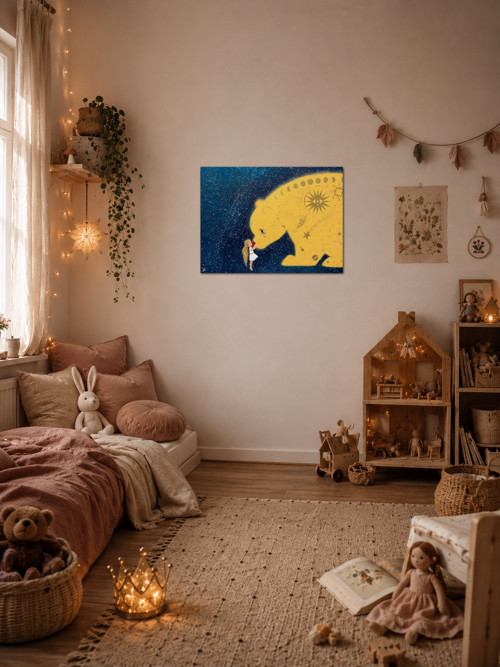 Reprodukce na plátně "Velká Medvědice" 40x30