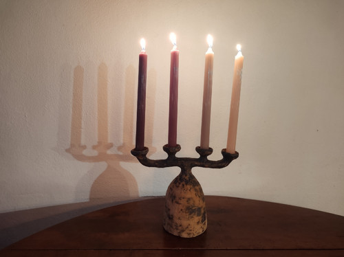 Adventní svícen vysoký